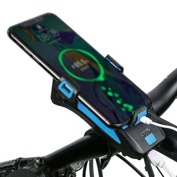 WEST BIKING USB 250 lúmenes Luz para bicicleta con bocina Bicicleta