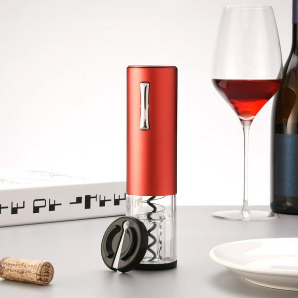 Irfora Abridor de vino eléctrico, abrebotellas eléctrico automático de  botella de vino sacacorchos recargable (acero inoxidable) Irfora Saca  corchos