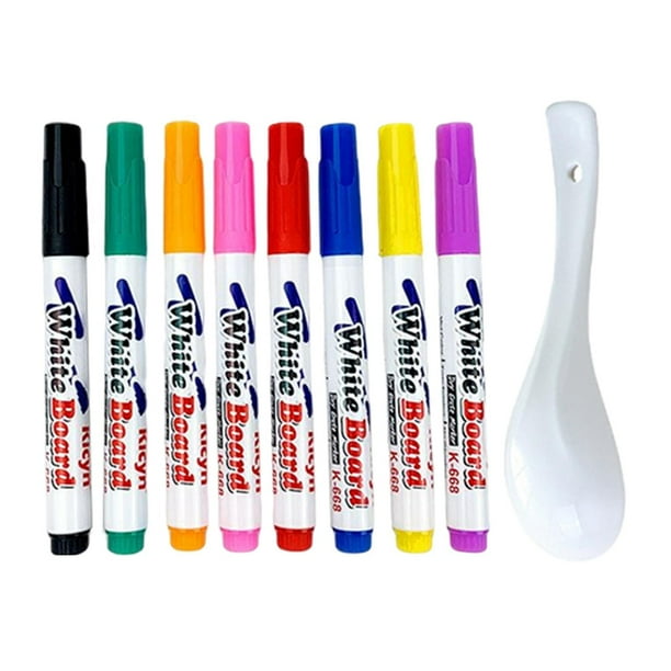 Rotulador de pintura al agua, rotuladores de pizarra blanca, bolígrafo  flotante de agua colorido con perfecl Bolígrafo de pizarra