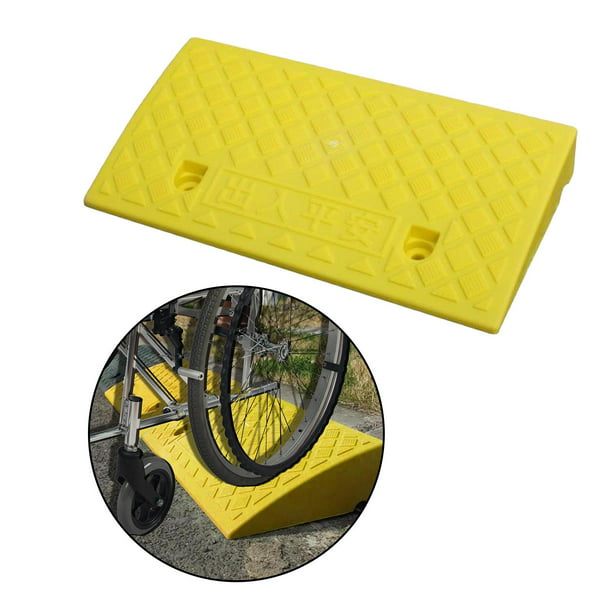 Rampa para silla de ruedas de plástico Movilidad para scooter  Portaequipajes de fácil robusto Silla de ruedas para motocicleta - 7cm  amarillo Salvador rampas para sillas de ruedas de coche
