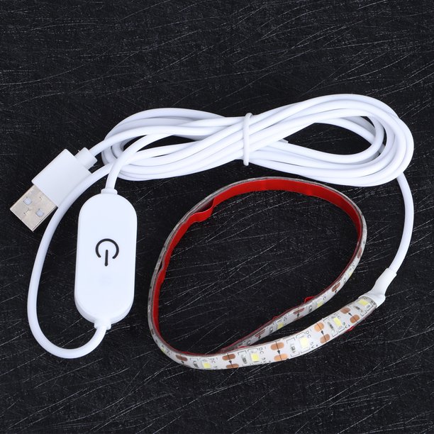 Lámpara para máquina de coser, máquina de coser USB flexible, luz para  máquina de coser, luz LED, diseño aerodinámico Jadeshay A