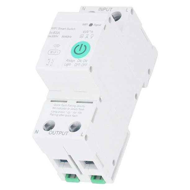 Disyuntor WiFi Inteligente 1P+N AC230V 50Hz IP20