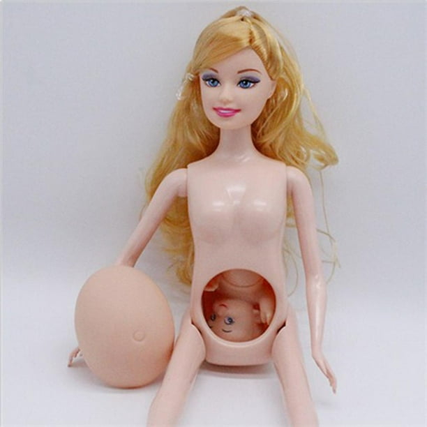 Muñeca Embarazada Con Bebe En Su Panza Y Bebé Con Cochecito - Jugueterias  Carrousel