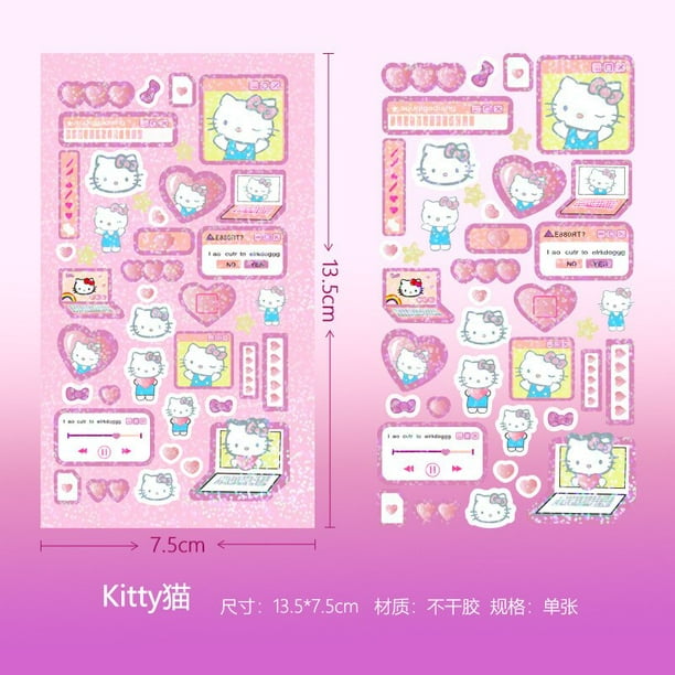 Bonitas Pegatinas De Hello Kitty Para Decoración De Uñas En