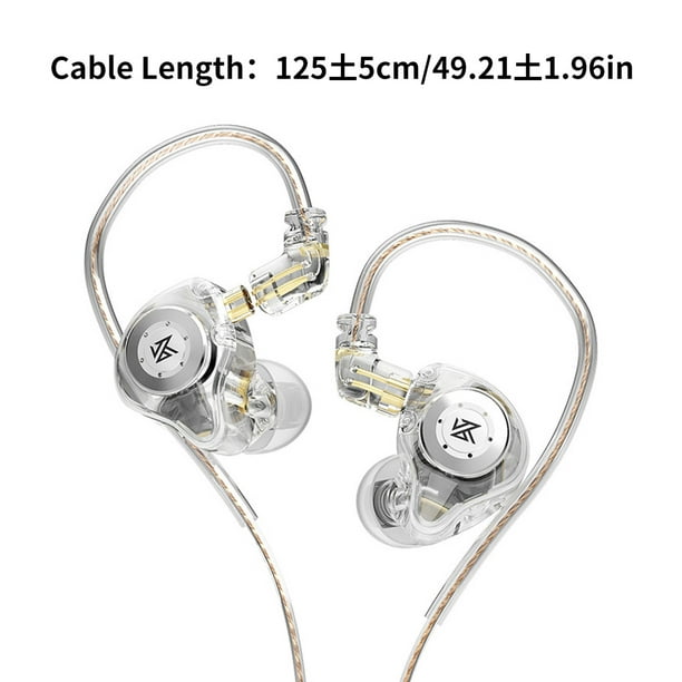 Seitruly Auriculares KZ ZSN PRO con cable de 3,5mm, auriculares deportivos  para juegos, auriculares Seitruly