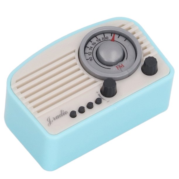 Modelo de mini radio para casa de muñecas, modelo de mini radio para casa  de muñecas Modelo de radio para casa de muñecas Radio realista para casa de  muñecas Características de vanguardia