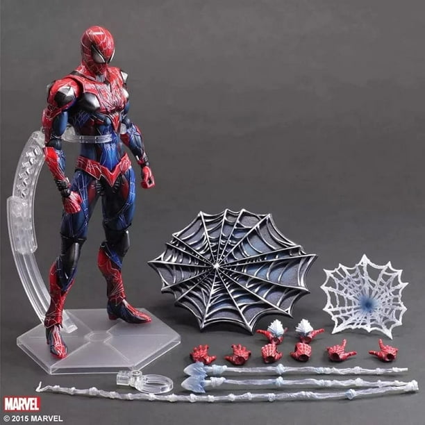 Figura de Marvel de Spiderman, Ps4, juguete de juego, estatua, escena,  Spiderman, coleccionistas, edición Pvc, modelo coleccionable, regalo de  decoración para kidsToy Gong Bohan LED