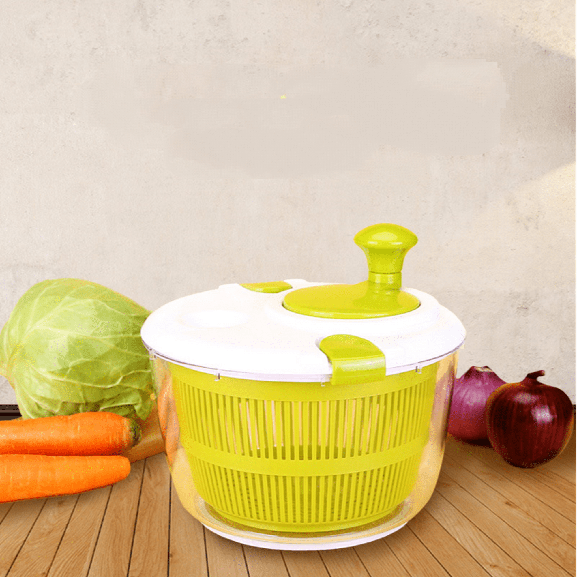 Centrifugadora ensalada y otras verduras ÉBANO QUID. 22,5cm - 26cm -  Ferreteria Armengol