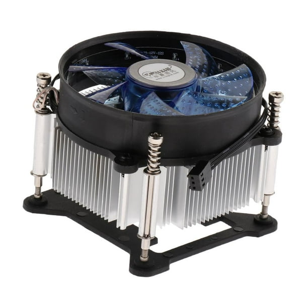 Ventilador de refrigeración para computadora, ultra silencioso, 4.7 in, 33  LED, ventilador de refrigeración de luz RGB, disipador de calor para