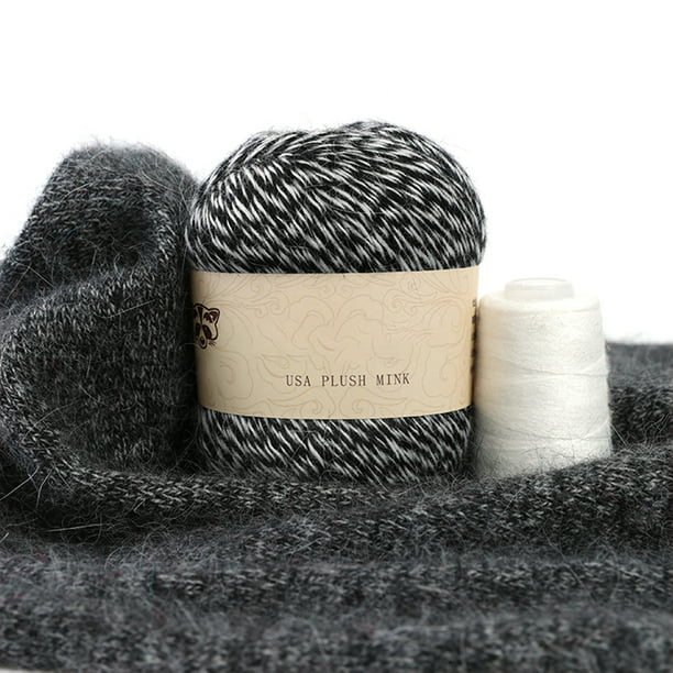 Naiovety Juego de ovillos de lana para tejer a mano de invierno