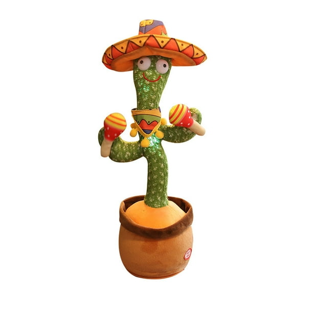  Juguete de cactus bailarín, juguete parlante, cactus