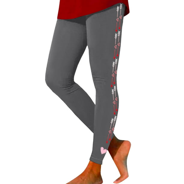Gibobby Leggins termicos mujer Leggings con estampado de Navidad para mujer,  pantalones para Yoga, mallas de compresión(Gris,CH)