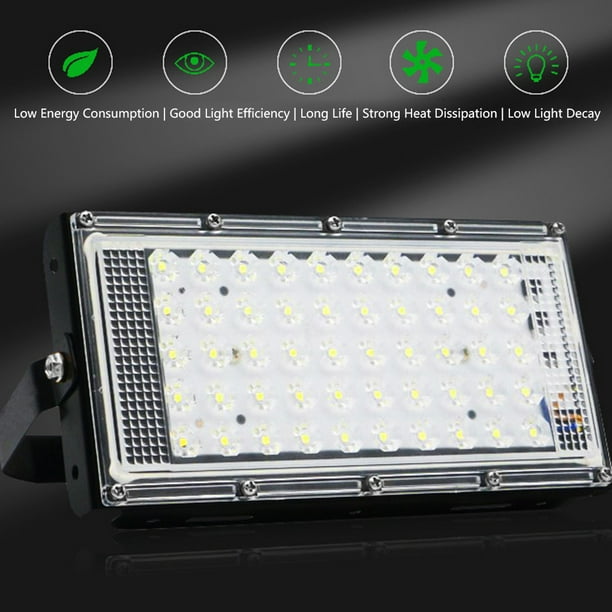 Lámpara Solar para Exterior Tipo Reflector LED 3000 lm
