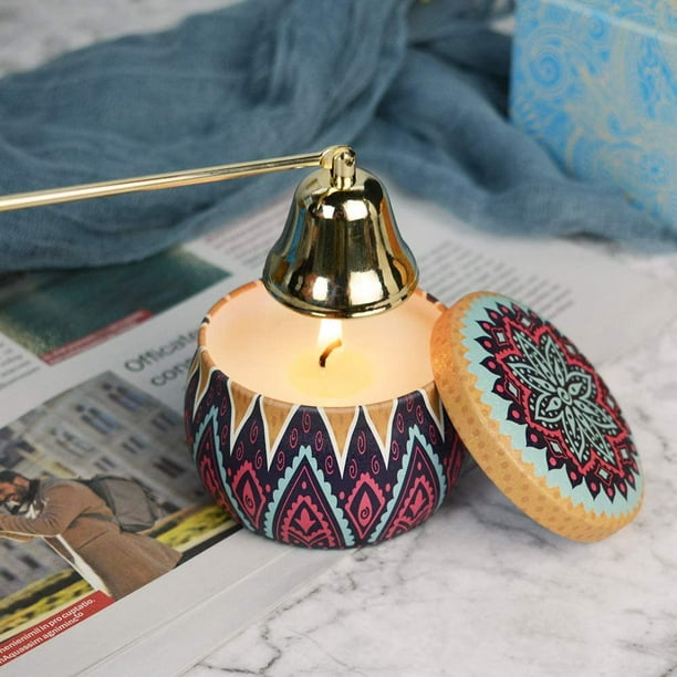 Elegante vela apagadora de vela, accesorio de vela de mango largo