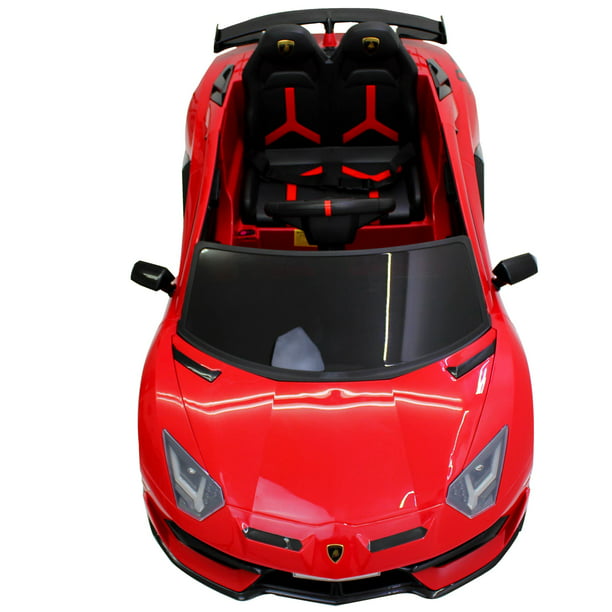 Carro electrico para niños con Control Remoto 12V Lambo - Rojo