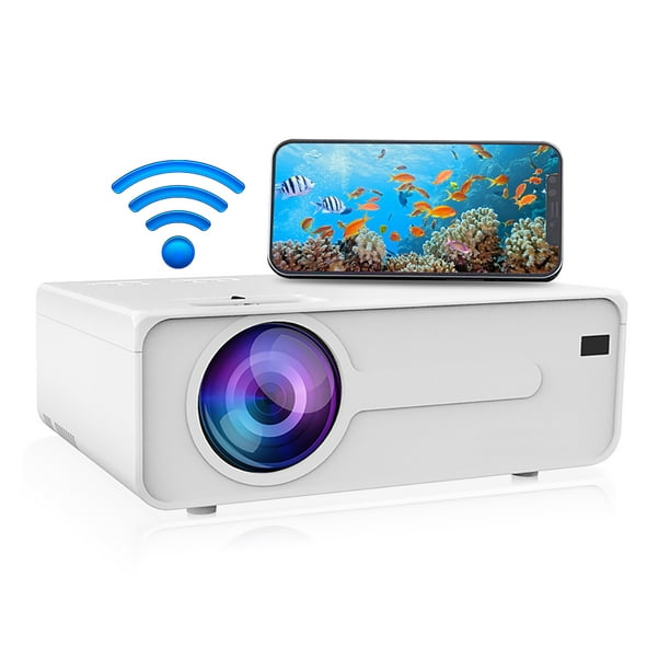 EKASN Mini proyector Wifi, 200 pantalla grande y 1080P compatible LCD  proyecde cine en casa EKASN Mini proyector Wifi, 200 pantalla grande y  1080P compatible LCD proyecde cine en casa