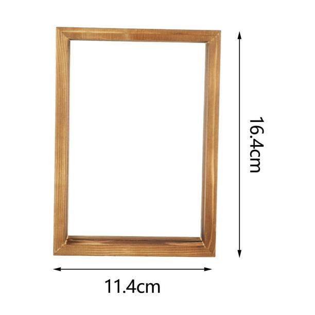 El marco de fotos doble contiene 2 certificados / fotos A4 en un marco de  madera blanca de 22 mm -  México