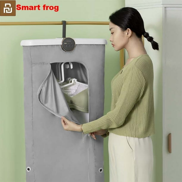 Youpin smartfrog-secador de ropa portátil de 220V, Máquina secadora de ropa  con calefacción, manta c Casa de los Tesoros
