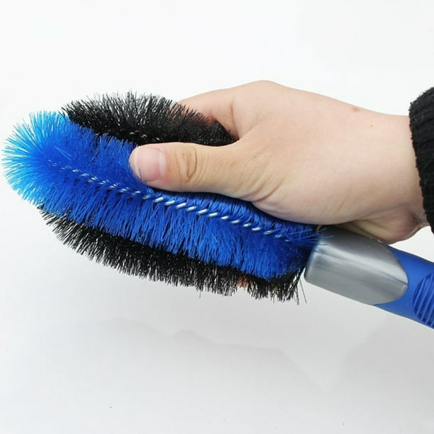Cepillo para ruedas de coche Limpiador suave para llantas de neumáticos  para limpieza de coches (cepillo de cubo azul) Likrtyny Accesorios para  autos y motos