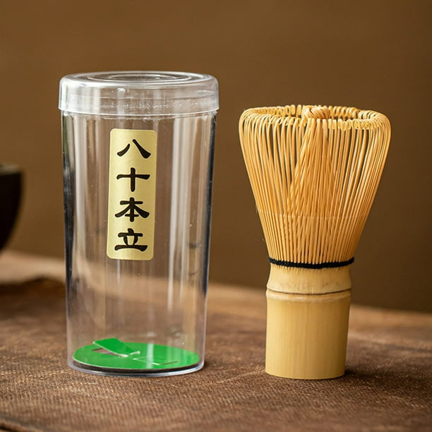  Chasen Matcha Cepillo de batidor de té verde bambú