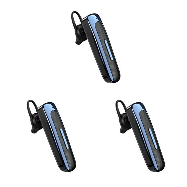 Auriculares Deportivos Inalámbricos Bluetooth Con Gancho Negro con Azul