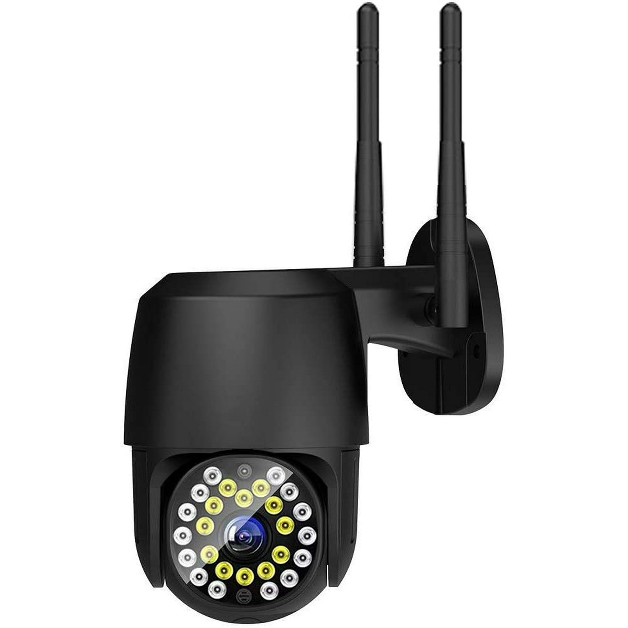 GARZA Camara Vigilancia Wifi 360º, Sensor de Movimiento, Control Por Voz,  Vision Nocturna, Micro Sd