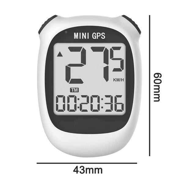 M3 Mini GPS Ordenador de bicicleta, cuentakilómetros inalámbrico para  bicicleta y velocímetro Ordenador de bicicleta IPX5 Ordenador de ciclismo