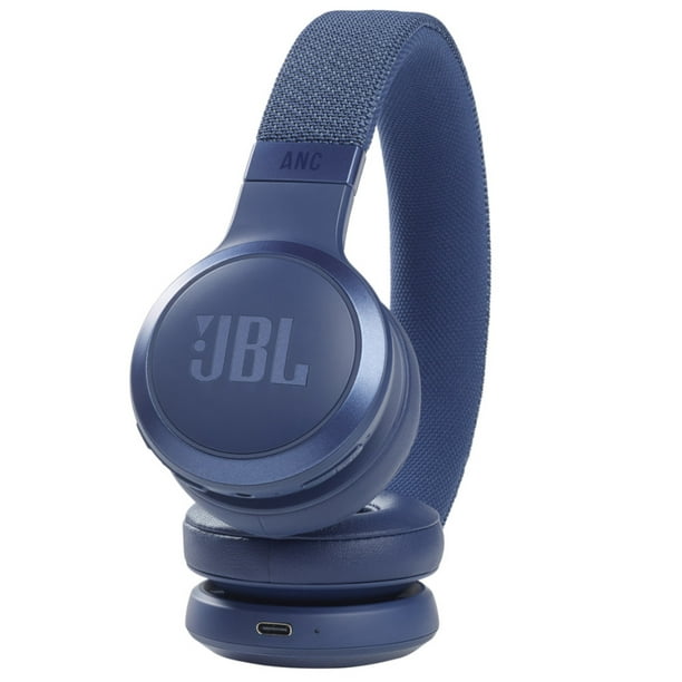  JBL Live 460NC - Auriculares inalámbricos con cancelación de  ruido, batería de larga duración y control de asistente por voz, color negro