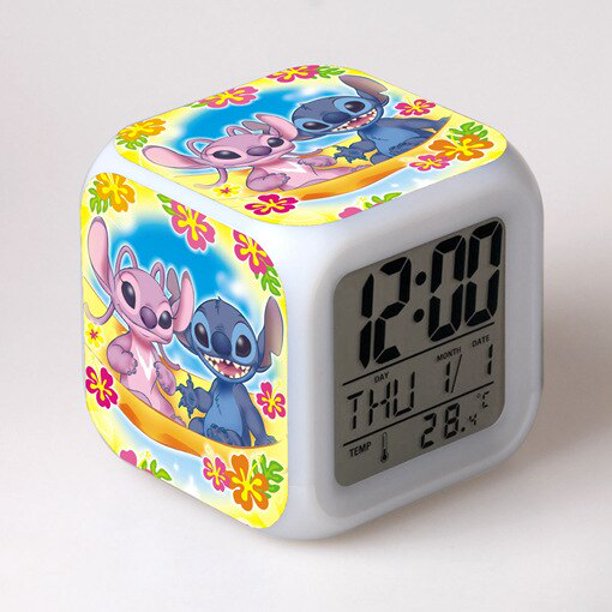 Disney Stitch Disney Digital Alarm Clock and Nightlight