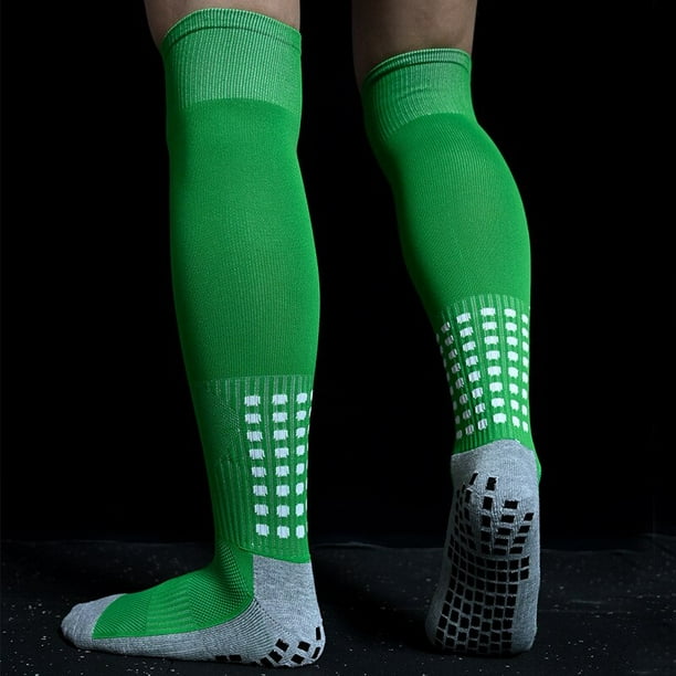 Calcetines deportivos hasta la rodilla para hombre y mujer, medias