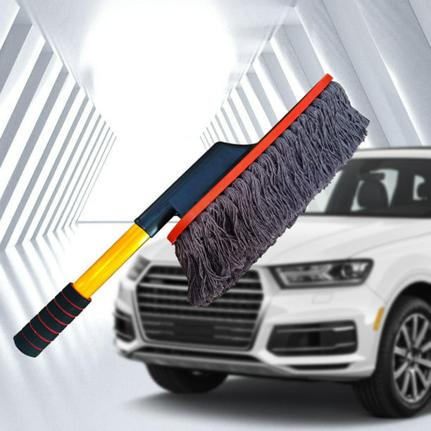 Cepillo suave para barrer el polvo del interior del automóvil, juego de  cepillos para detalles de automóvil para interior y exterior, cepillo de