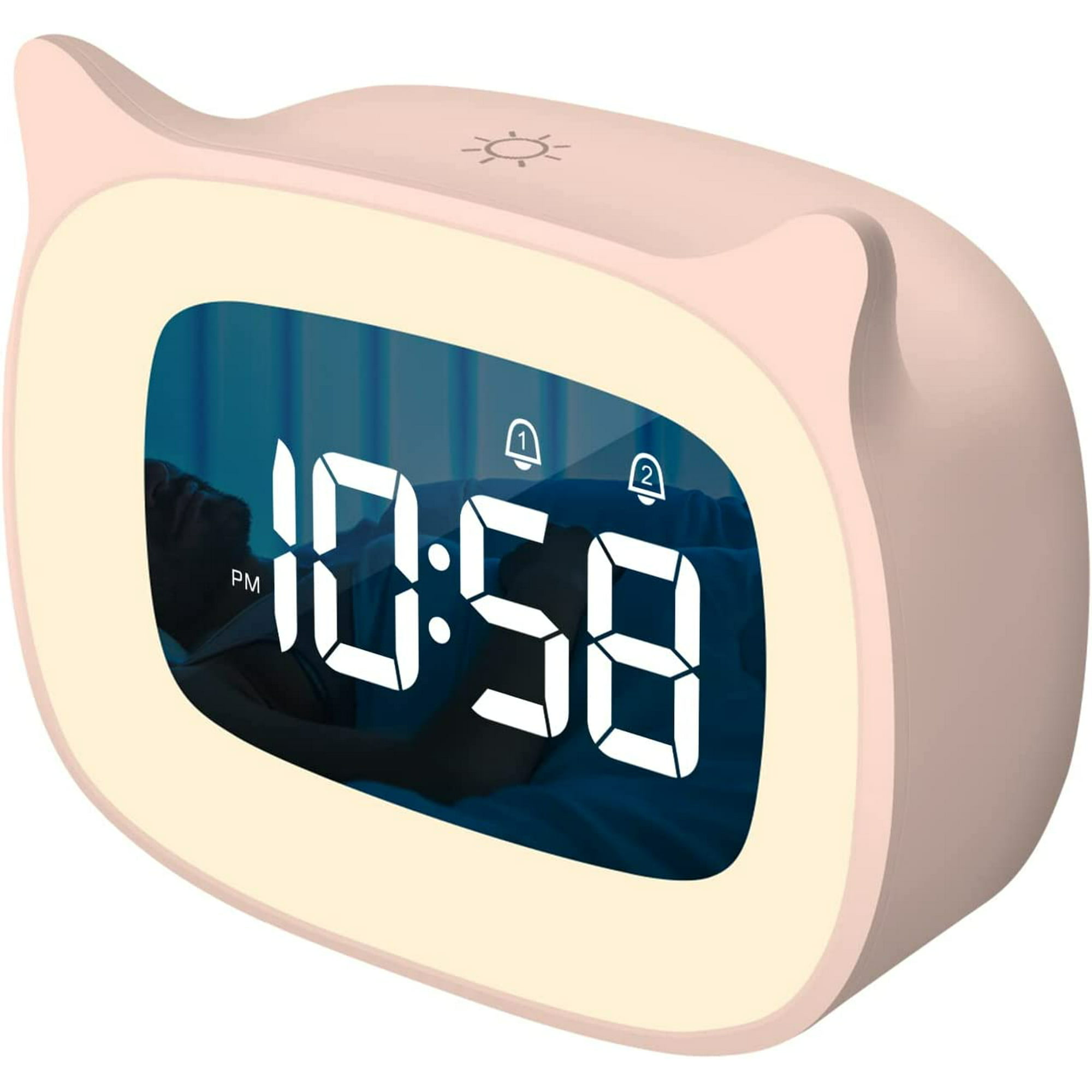 Despertador de entrenamiento del para niños - Reloj de despertador  Temporizador de lámpara para niños Niños Niñas Niños Dormitorio azul  Macarena Reloj