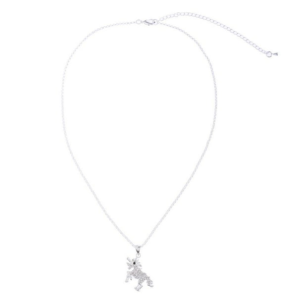 Collares Colgantes De Unicornio Con Cristales Para Mujer Y Niña Joyería  Animal
