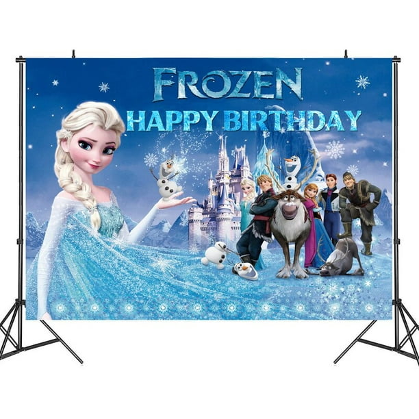 PROIC Fondo para decoracion de Cumpleaños - Frozen 2