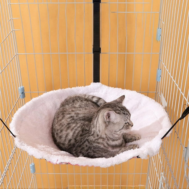 Hamaca para gato estable, cómoda y reversible 56x56x35 cm