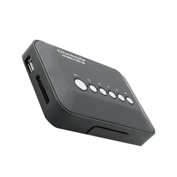 Reproductor multimedia 4K, interfaz multimedia Ultra HD RJ45 HD USB 2.0  Reproductor multimedia digital 5.0 2.4/5.8GHz WiFi 100-240V para TV  (enchufe