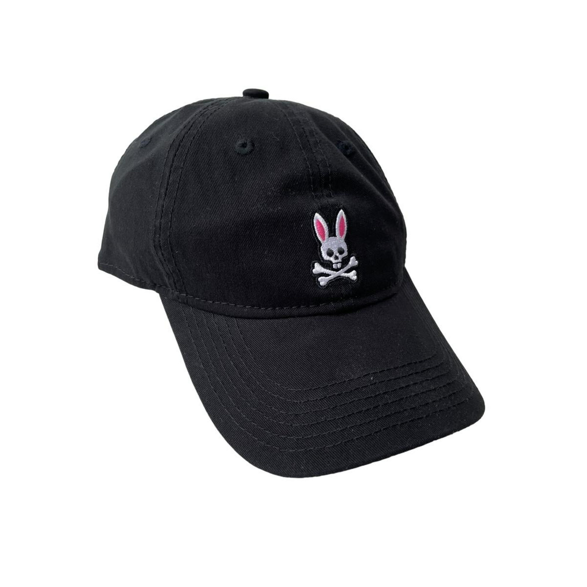 Gorra visera curva psycho bunny logo bordado