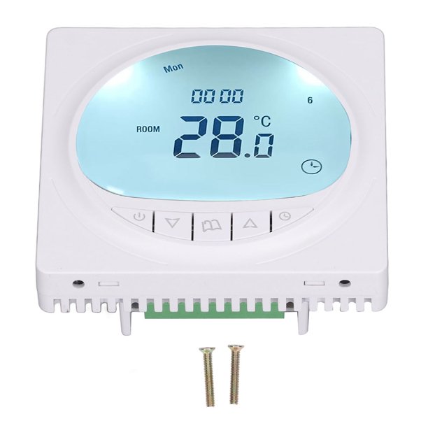 Panel de termostato, termostato digital, accesorio para el hogar,  termostato de agua para calefacción por suelo radiante para sala de estar  para