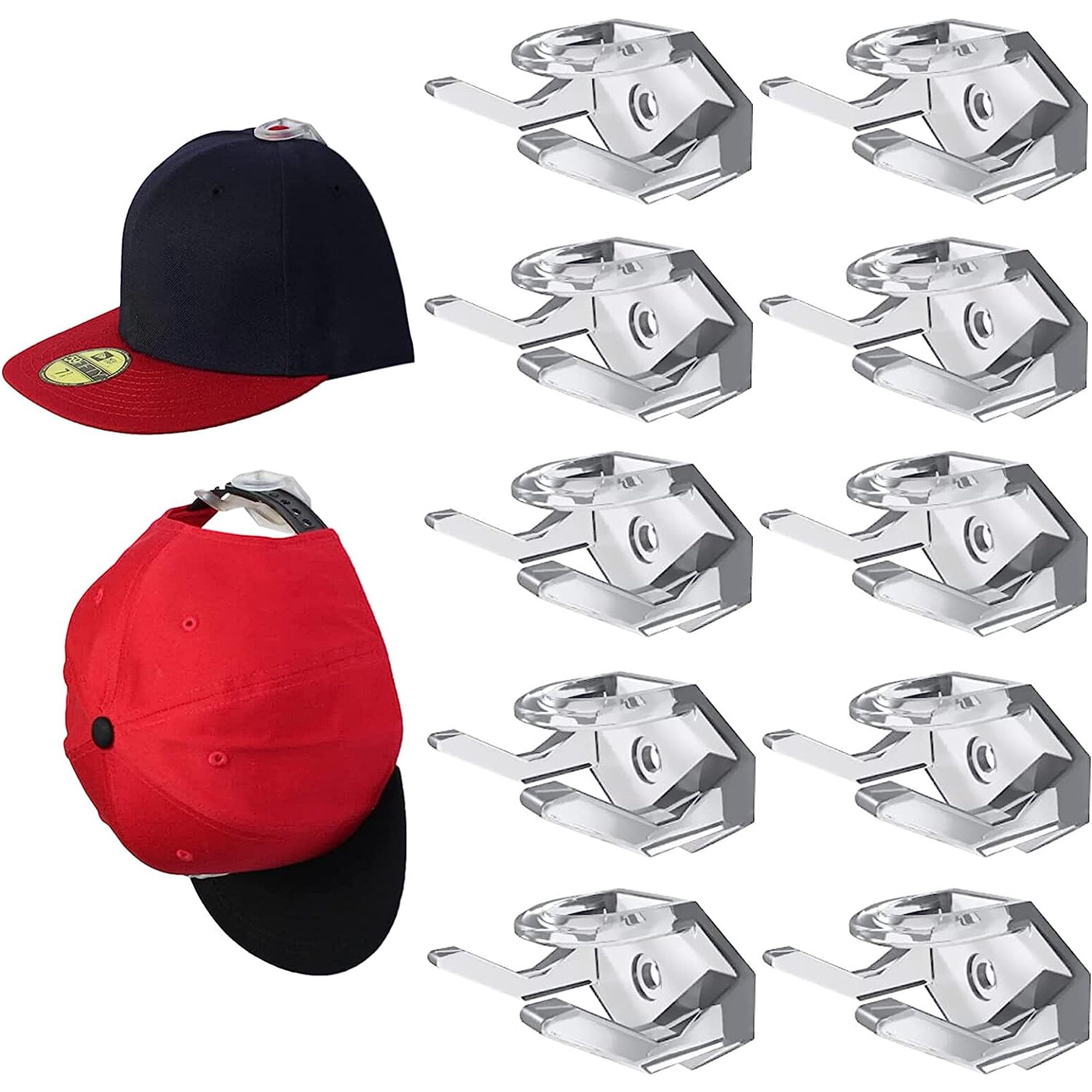 1 Pieza Porta Gorras - Guarda Hasta Gorras De Béisbol O Gorras De Pelota -  El Mejor Organizador De Armario De Puerta Para Colecciones De Gorras De