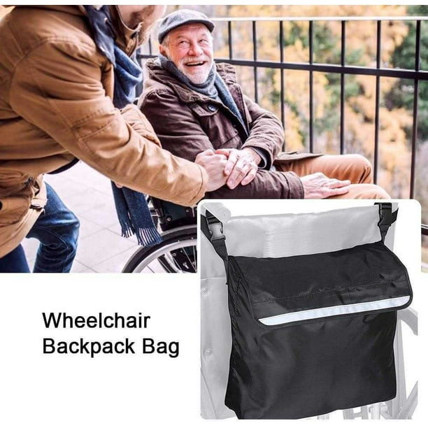 Bolsa para silla de ruedas, mochila acolchada de algodón para sillas de  ruedas, bolsa de accesorios para sillas de ruedas para colgar en la parte
