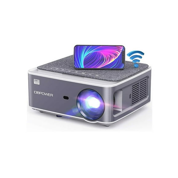 native 1080p wifi projector upgrade 12000l 450 ansi full hd outdoor movie projector rd828 gray