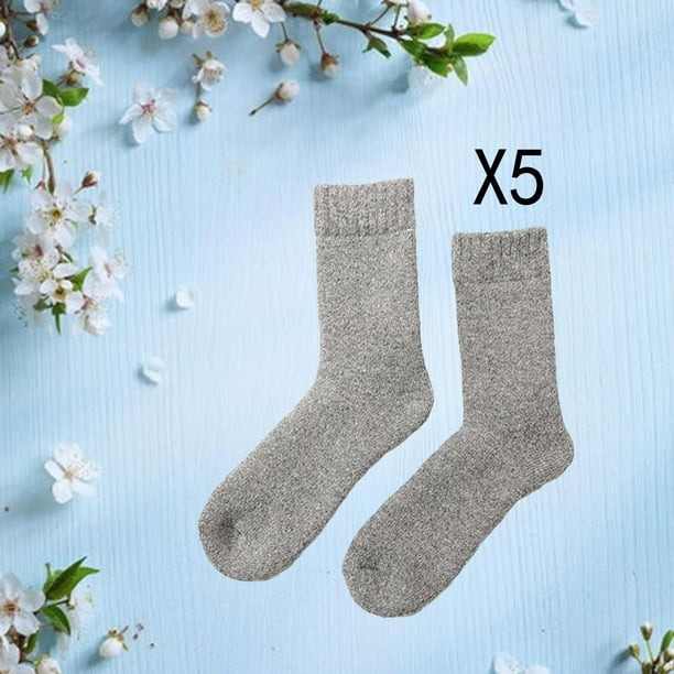 5 pares de calcetines para hombre, gruesos y cálidos de invierno , calcetines para clima Soledad calcetines para hombre | Walmart en línea