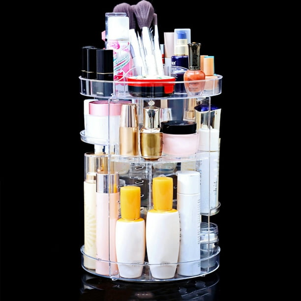 Organizador Maquillaje Transparent Cremas Giratorio Estantes