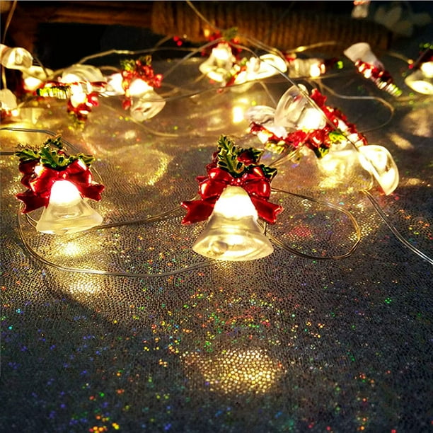 Luces Micro Led Decoración Luz Navidad Función Con Pila