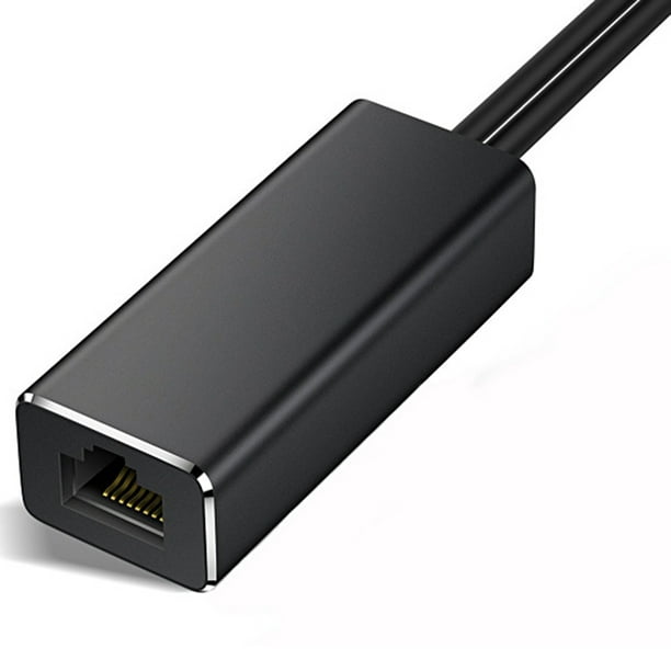 Injueey Micro USB a adaptador Ethernet TV Stick convertidor de red