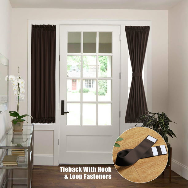  ZAQYCM Barra de cortina de ventana de madera para cortinas con  ojales, barra redonda opaca para puerta corrediza, dormitorio/puerta, juego  de barra de ducha de baño con soportes y gancho (tamaño