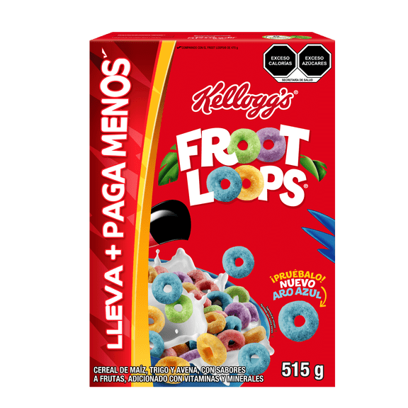 Cereal Kellogg's Froot Loops Original XL 515 g