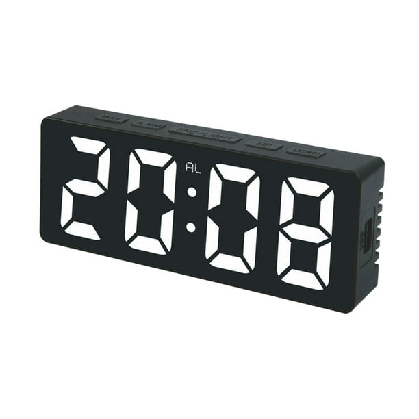 Mesa de reloj digital Función de repetición de para regalos de cumpleaños  junto a Negro y rojo Colco Despertador