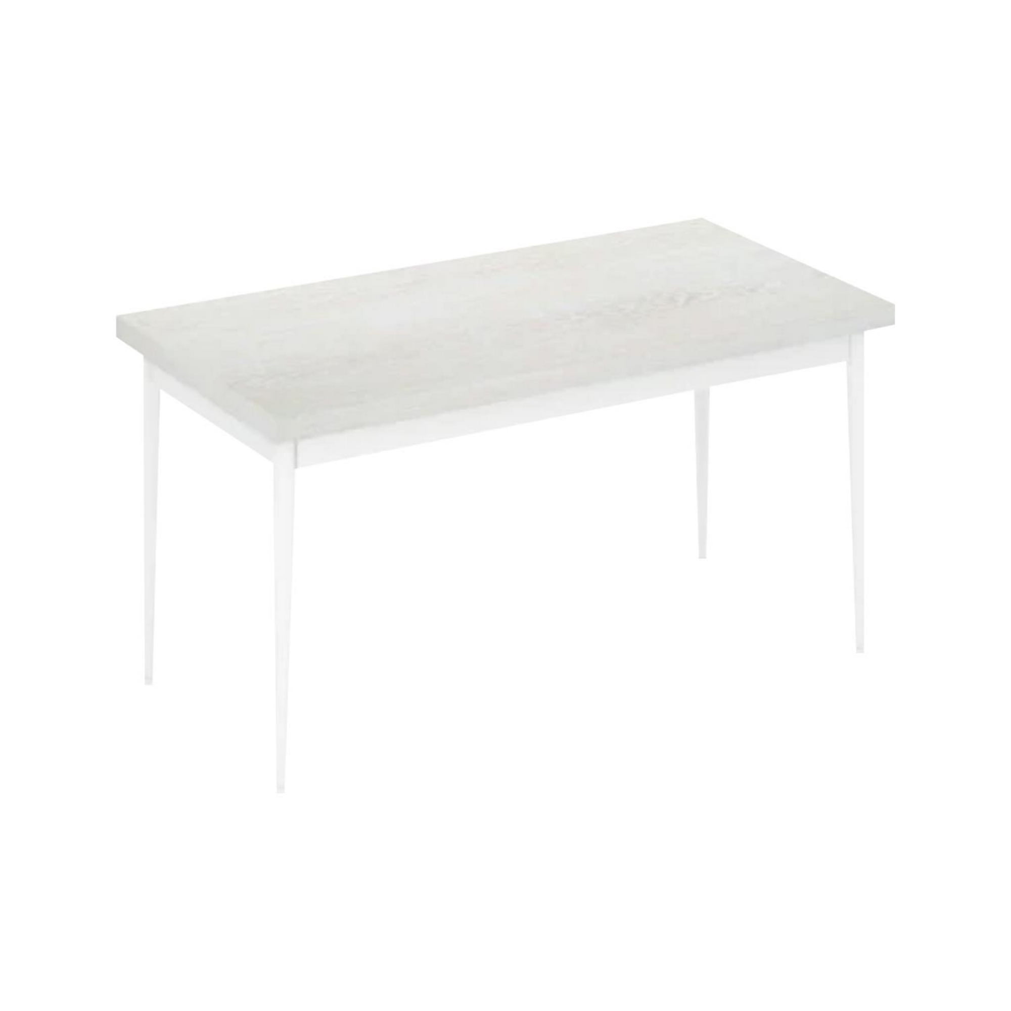 Mesa De Centro Kumlinge Rectangular Con 1 Estante Metal 47 X 110 X 55 Cm -  Blanco [en.casa] con Ofertas en Carrefour