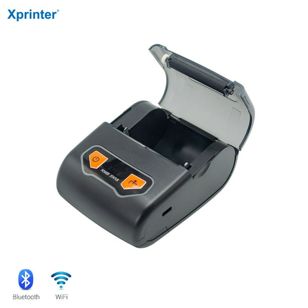 XP-P502A Impresora Mini Impresora térmica inalámbrica de mano Mini Recibo  Wifi 58mm POS Recibo Mini Impresora portátil oso de fresa Hogar